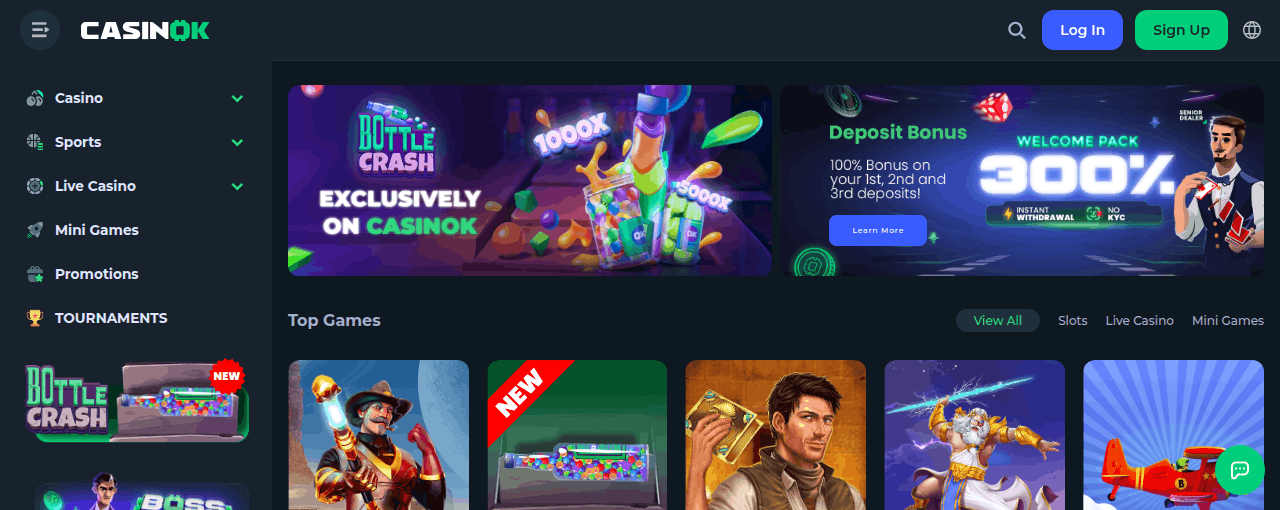 casinok startsida